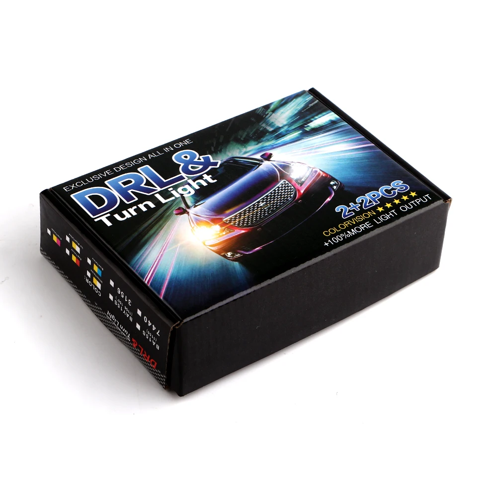  Py21W wy21w Switchback Светодиодные поворотники DRL лампы Canbus без ошибок 4014 66 SMD фонари заднего