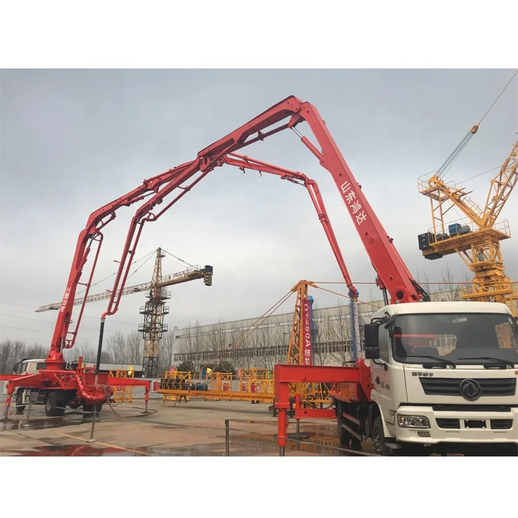 Chinese 25m 48m 52m boom concrete pump trucks