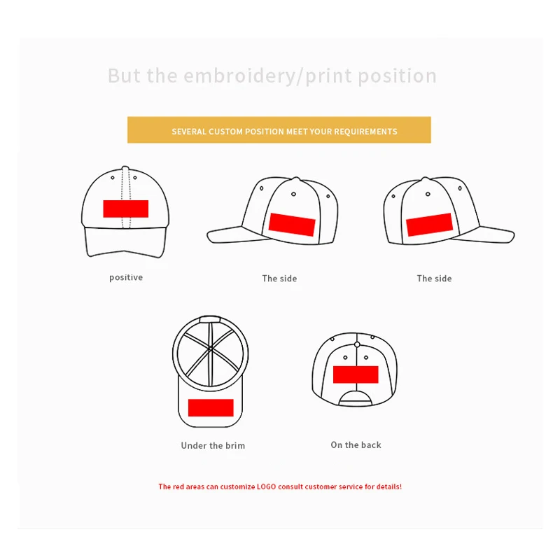 Wholesale customized baseball cap men and women high quality golf sports cap for customizable embroidered logo hat