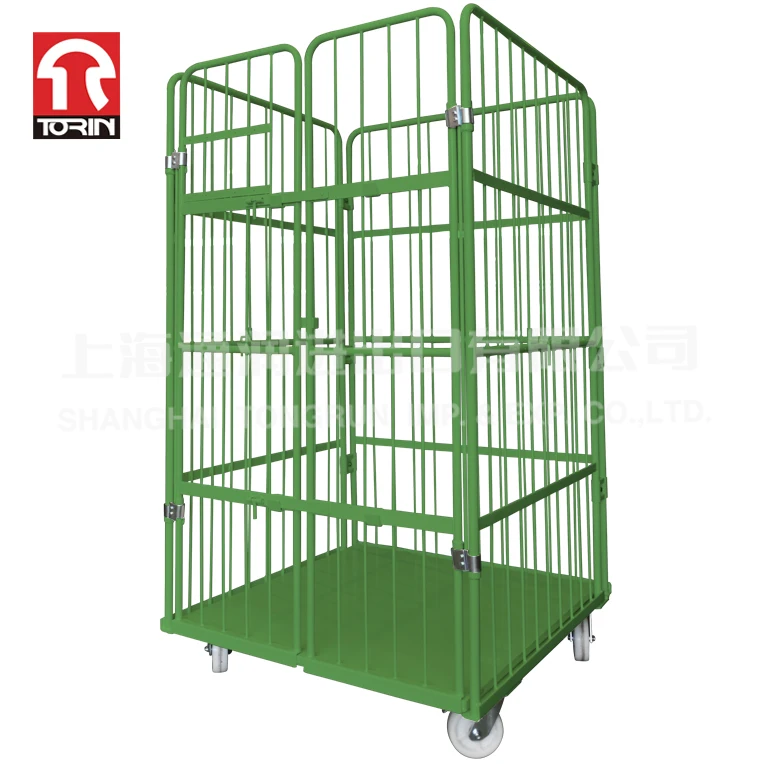 Torin DZ268A Folding heavy warehouse material	steel roll container roll cart accept custom