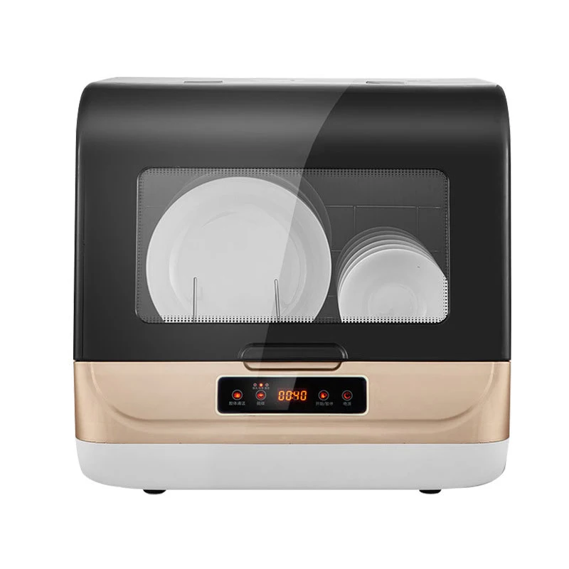 Dishwasher Full-automatic Domestic Desktop, Small Disinfection Cabinet Mini Intelligent Dishes Mini Washing Machine/