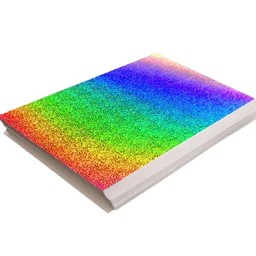 Recyclable Iridescent Holographic Metalized Paper for Postcards