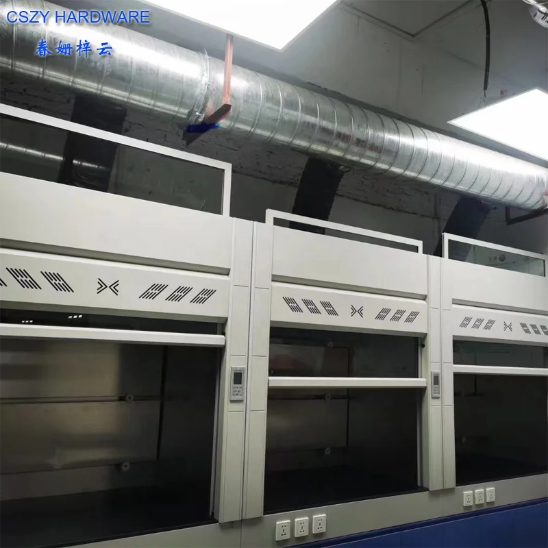 China CE Approved Acid & Alkali Resistant Steel Chemistry & Physics Lab Fume Hood