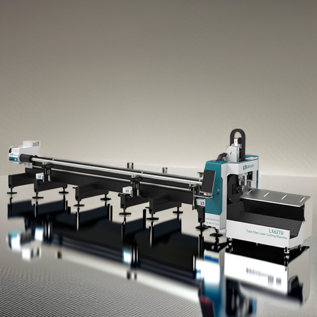 High-Speed Vertical Two Chucks 5 Axis Bevelling Auto Feed Automatic Metal Tube Laser Cutting Machine