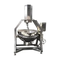 Jam Tomato Pizza Sauce Cooking pot with mixer COmmercial  500L Capacity  Automatic Tilting Stirrable Jacketed kettle