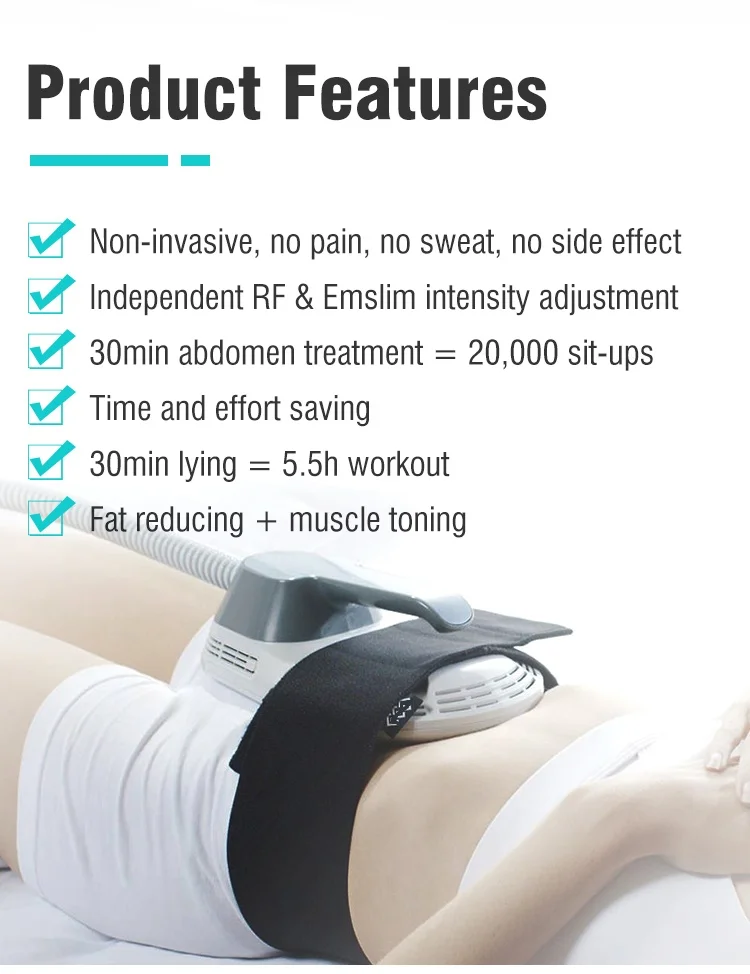 Professional 4 Handles RF Electric Muscle Stimulator Machine Sculpting EMS Slimming System Beauty Machine