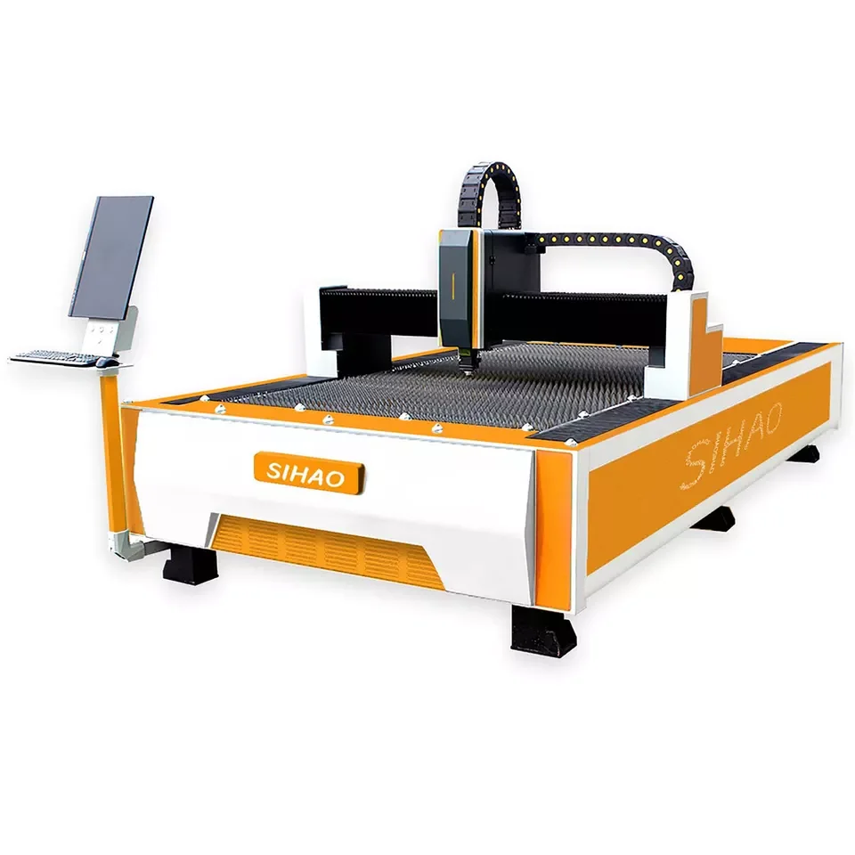 1530 1000w 1500w cnc router laser engraving and cutting machine laser fiber cutting machine yellow and white