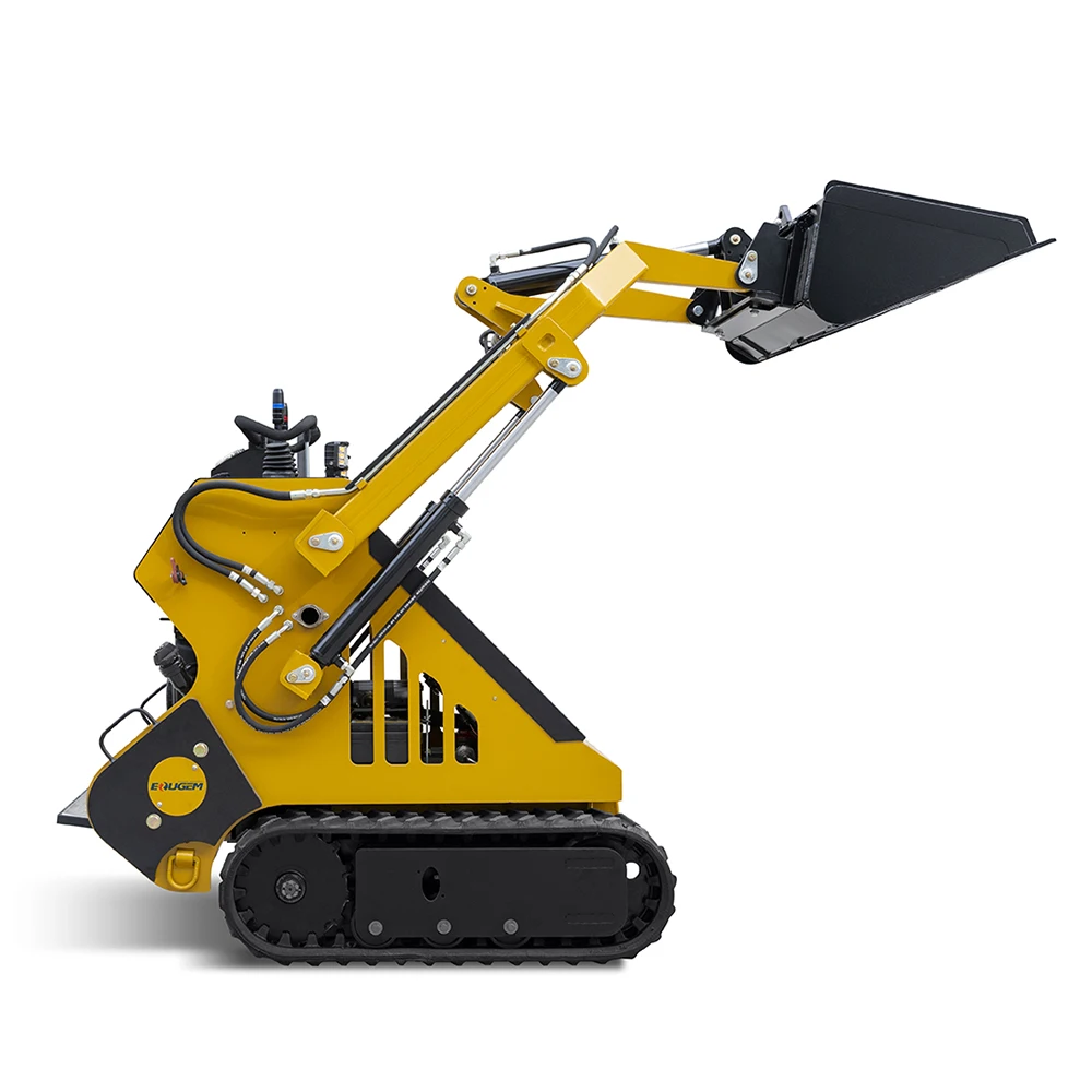 Skid Steer Loader Mini Crawler 23hp Kohler honda rato engine SK650 Mini Skid Steer Loader With Concrete Mixer