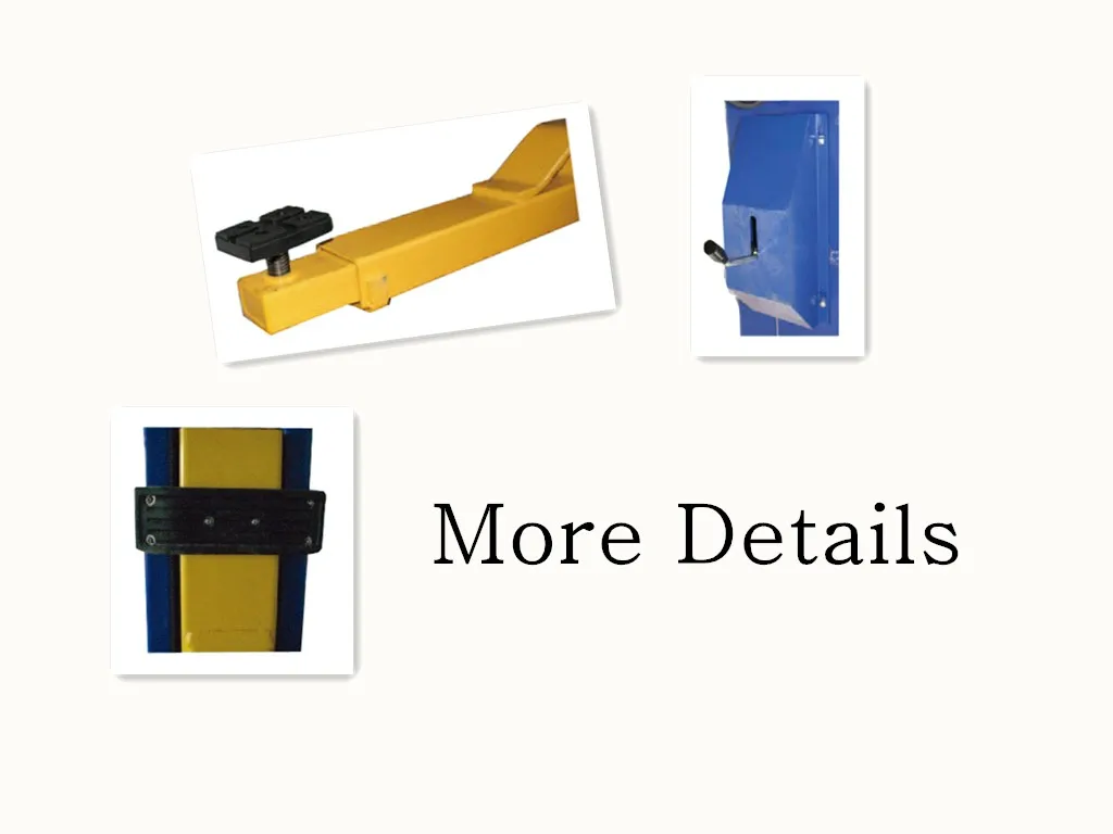 Clear floor design make car jack lift 4 ton