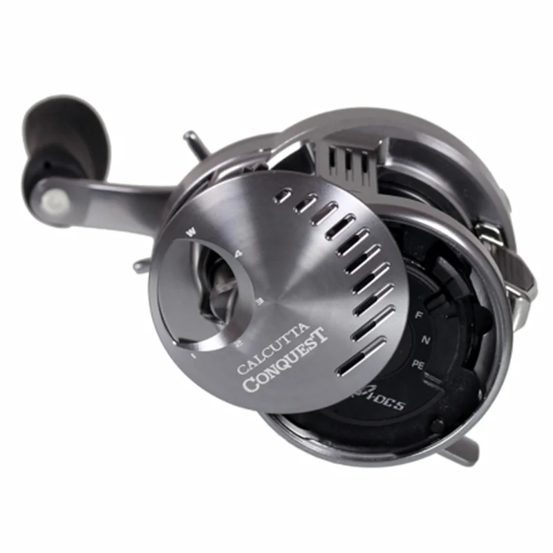  NEW 2020 Original SHIMA-NO CALCUTTA CONQUEST DC 200 201 100 101 HG FISHING REEL 12+1 BB CQ BAITCASTING