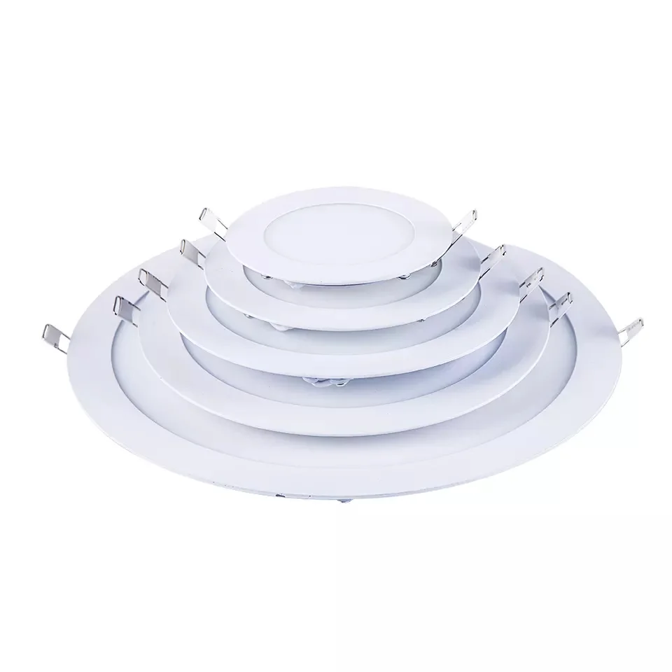 Ultra Thin Round Led Workroom Backlight Surface Mounting Panel Lamp