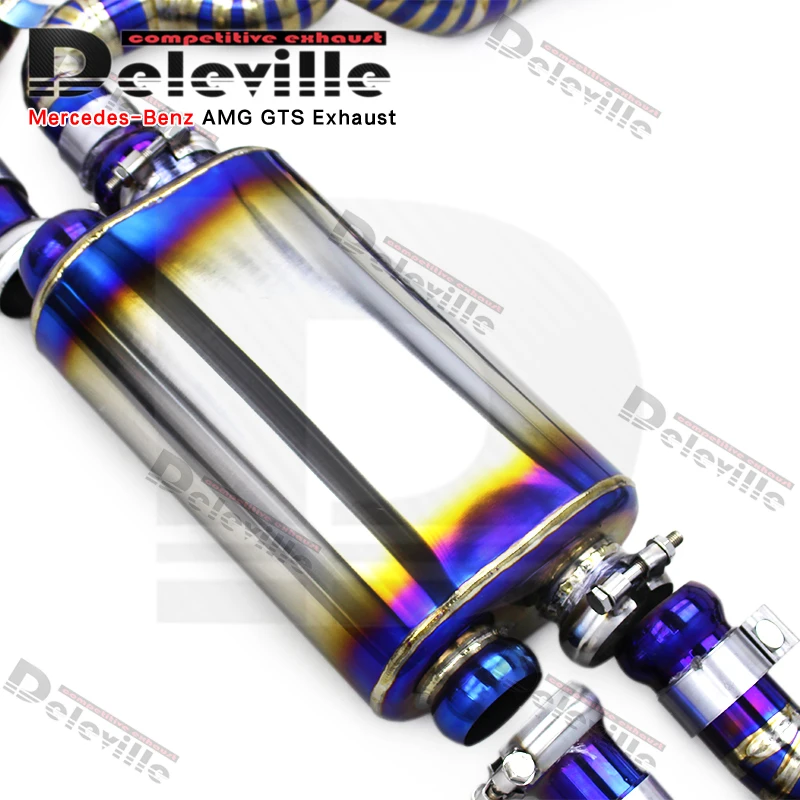 OEM Valve Muffler Exhaust Titanium For Mercedes-Benz AMG GTS/GT(C190) 4.0T 2014-2024 Performance Catback Car Exhaust System