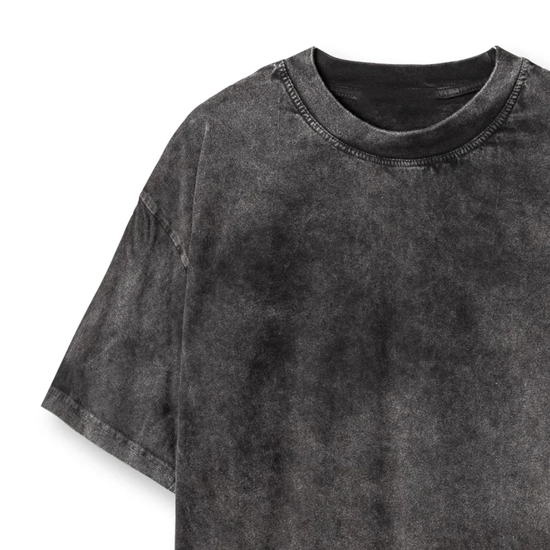 Maxgarment High Quality China Wholesale Men Vintage  Short Sleeve Plus Size Mens Washed T Shirt