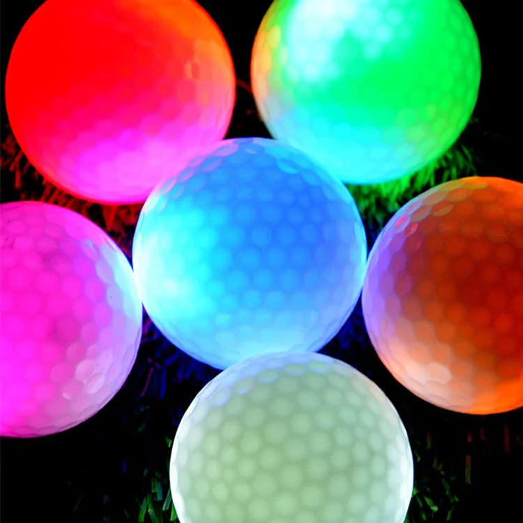 High Quality Golf Ball Led Glow Golf Driving Range Balls Outdoor Night Light Practice Training Golf Balls