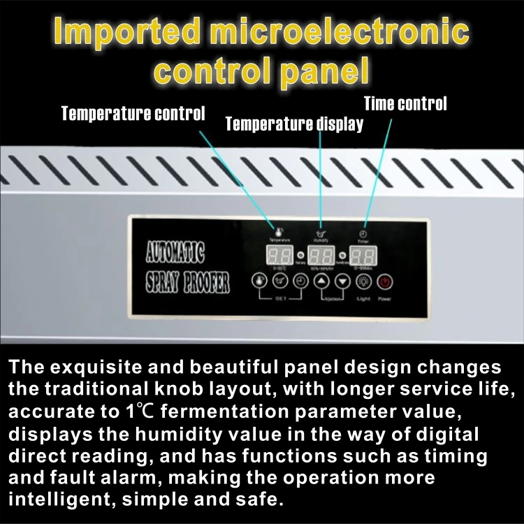 Commercial Electric machine bakery fermenting bread dough 32 Trays Auto Spray Proofer