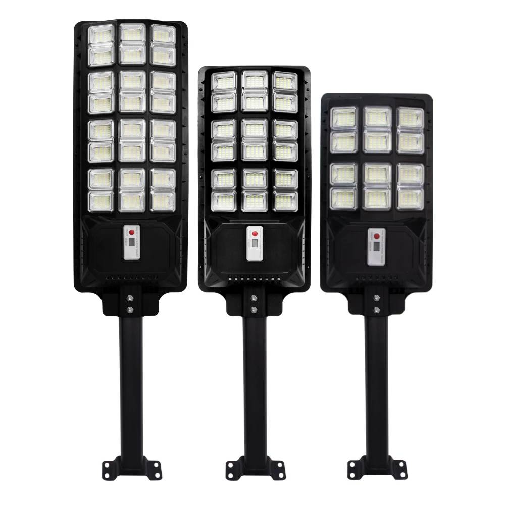 All in one Radar sensing waterproof ABS material High power integrated solar charging 1000w solar street lamp