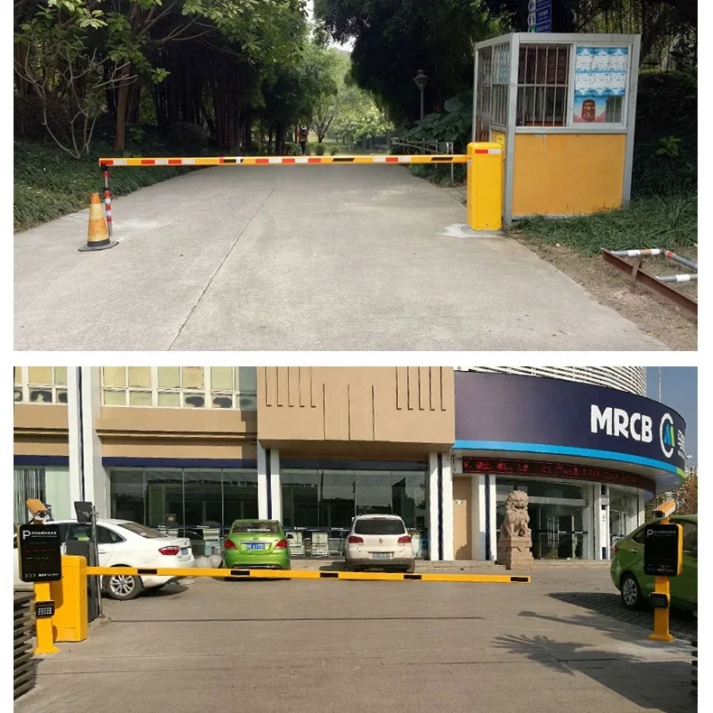 QiGong Boom Barrier Gate System High Speed Drop Arm Barrier Gate For Car Parking Management