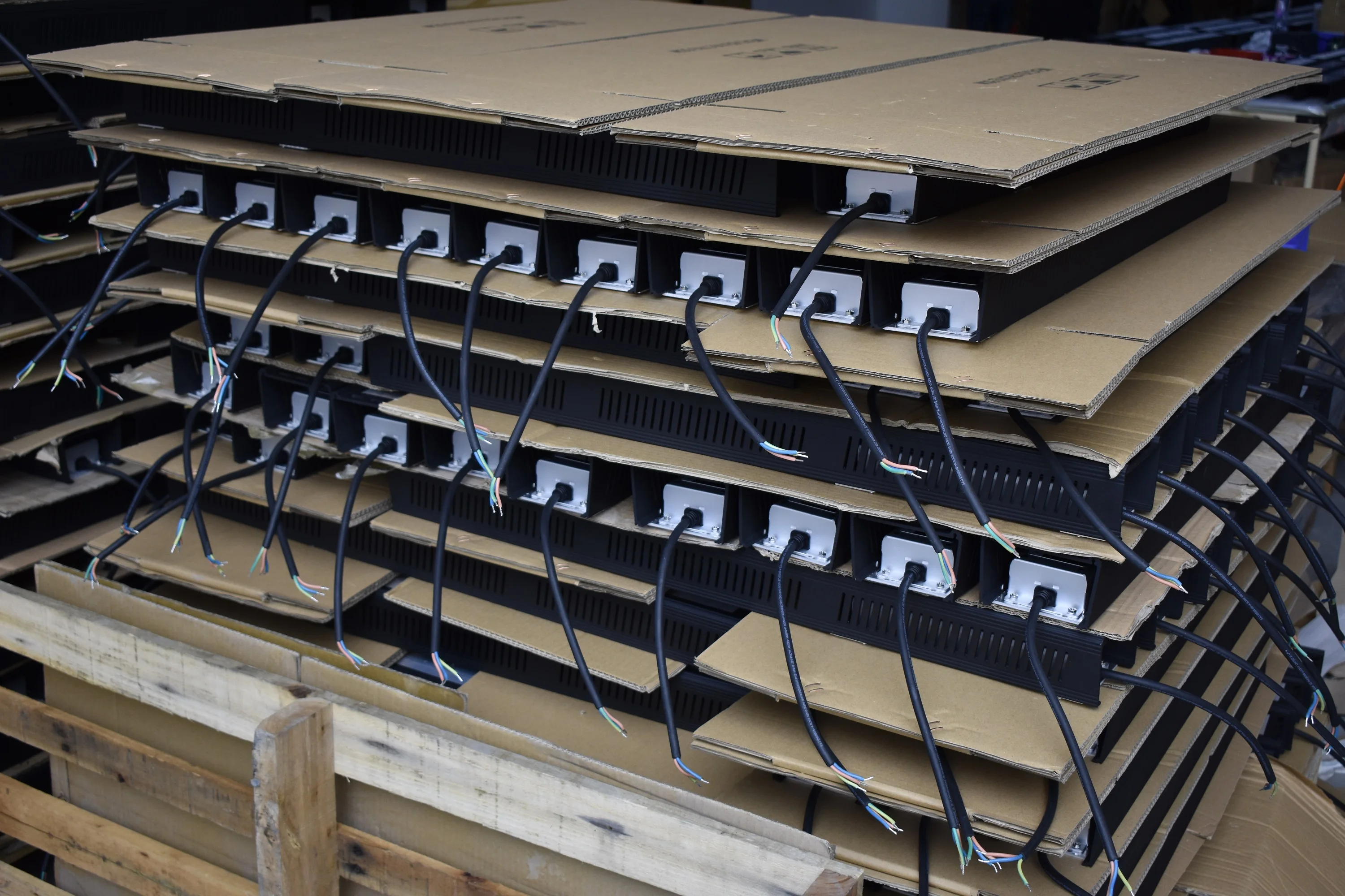 50w to 300W led tri-proof light IP68 for car parking light and Meanwell driver