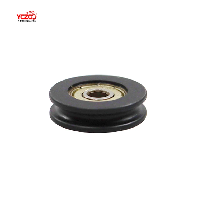 Nylon Roller H U V Groove Sliding Door System roller RD29 Long Life Plastic Glass Window Wheel PU Rubber Roller