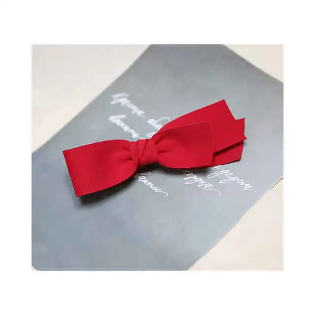 Neoprene clip hairpin made in Korea Best selling ribbon clip hairpin is very strong and sophisticated Bulk order available