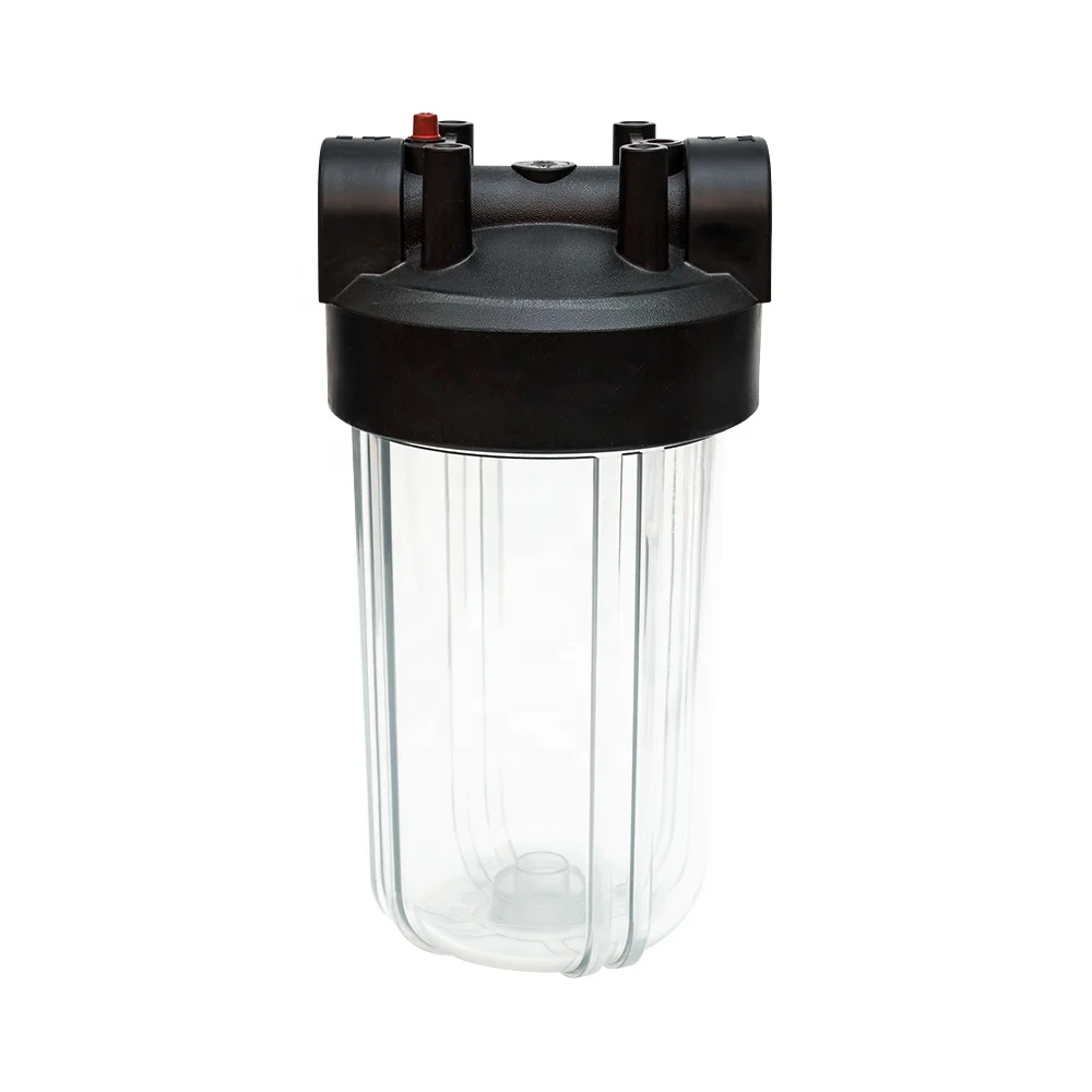 10 Inch Hot Sales Household Plastic Blue Water Filter Housing With Brass Port