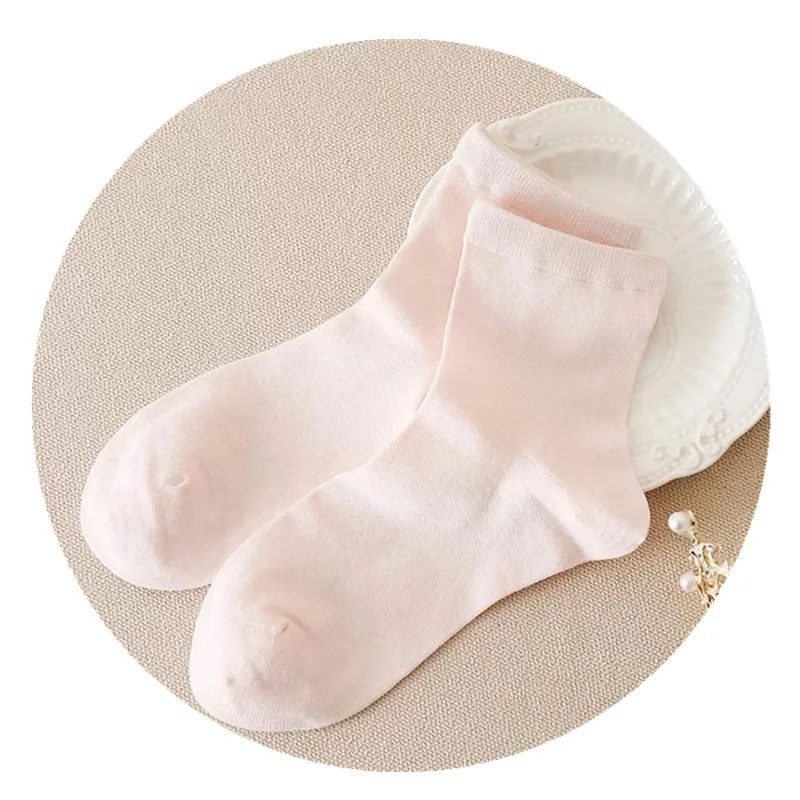 Mulberry silk breathable socks women silk socks middle length