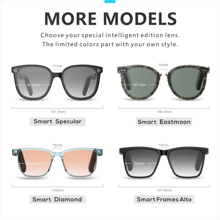 New design OEM sexy bluetooth sunglasses 2020 outdoor sports oversized eyewear wireless Directional Audio Sun glasses for unisex