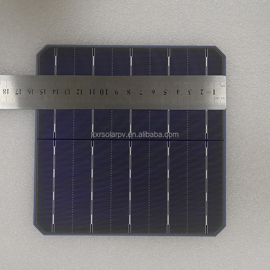 N type mono solar cell  5bb high  efficiency solar cell stock of N-Mono silicon solar cells for sale with 5 busbar