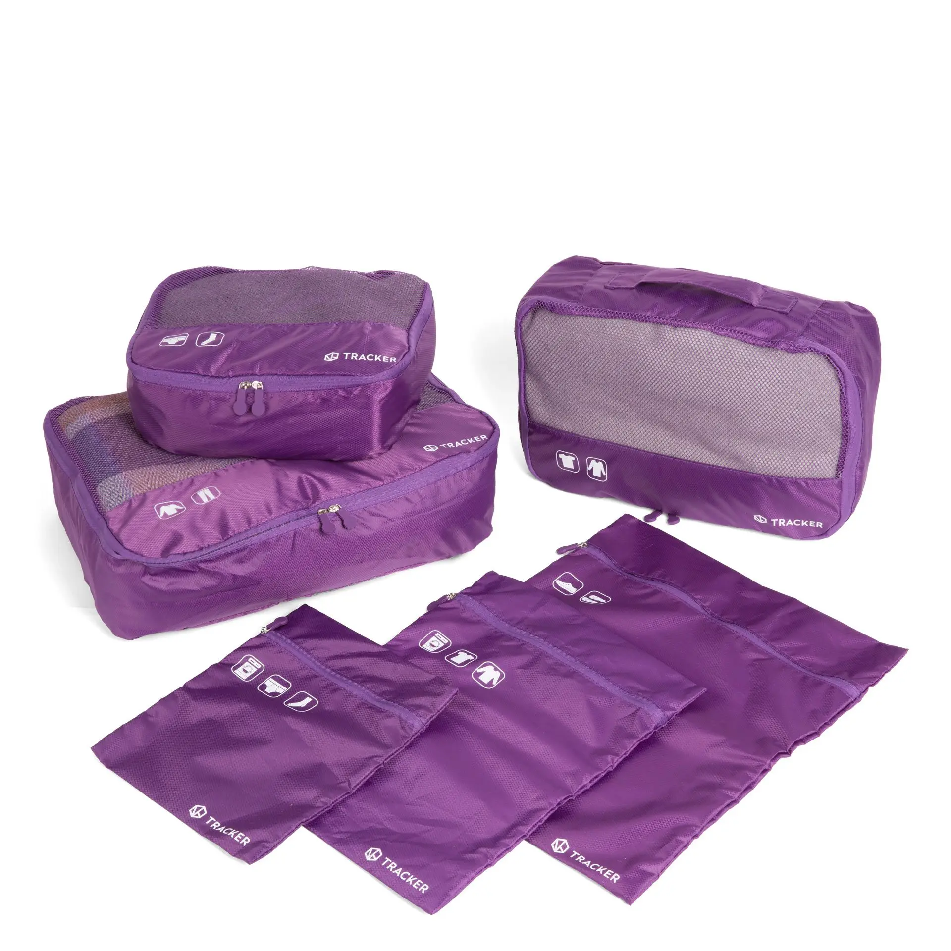 2023 hot sale factory 6pcs/sets travel bags packing cube portable clothing sorting organizer luggage accessories