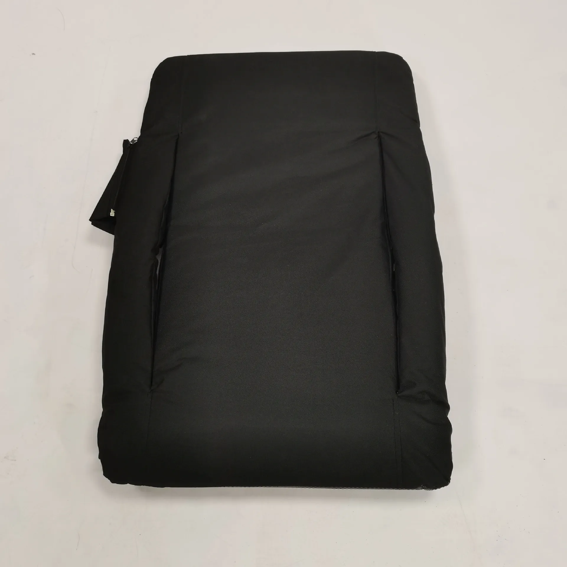 Oxford Cloth Heated Folding Beach Chair Black Portable Stand Chair with Modern Design for Outdoor & Park Use