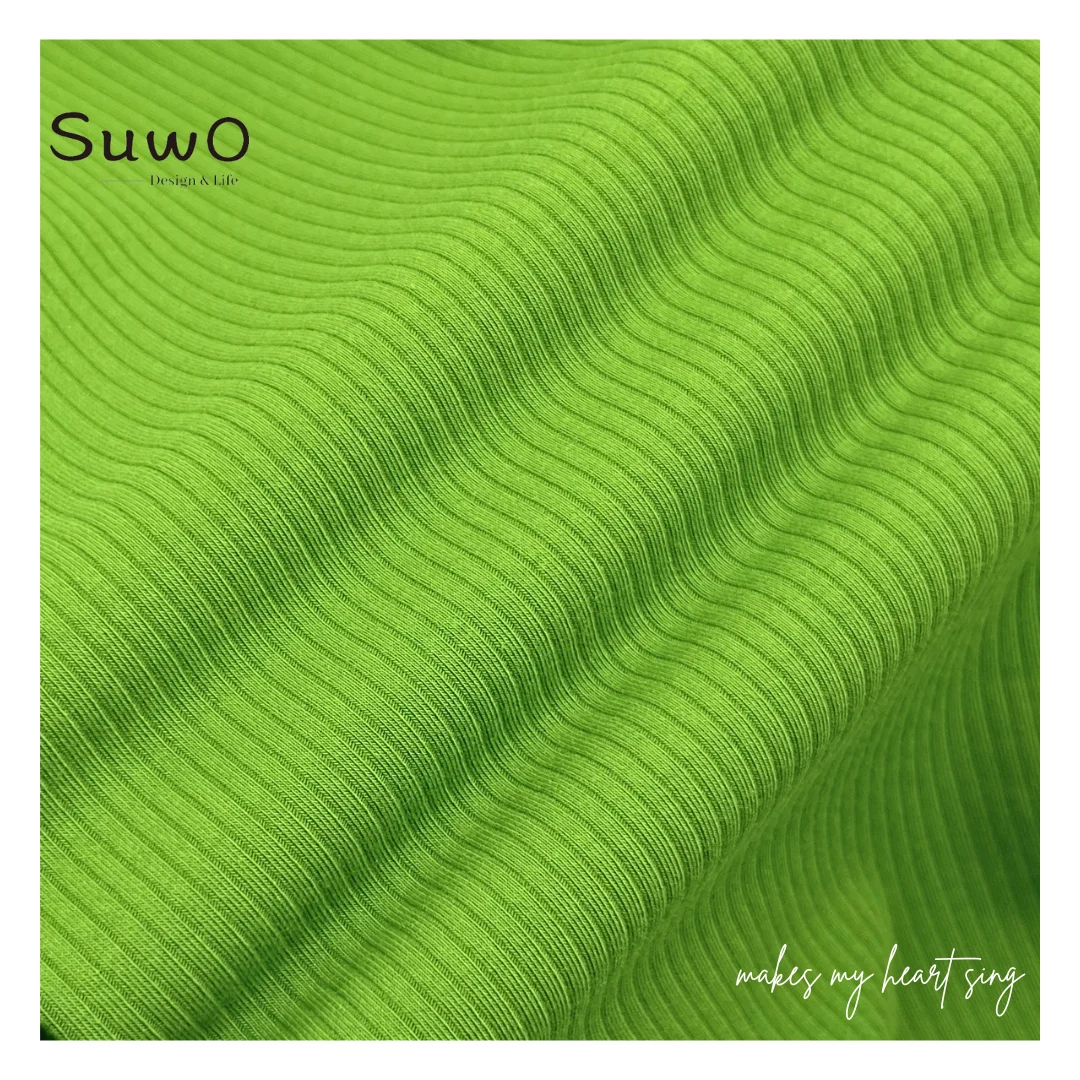 Dyed stripe 52% viscose fabric knitted spandex stretch Fashion for men women Sportswear t shirts cotton dresses