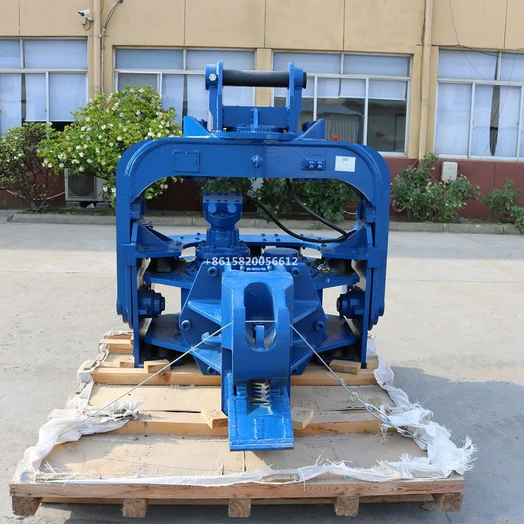 excavator post driver vibratory hammer pile