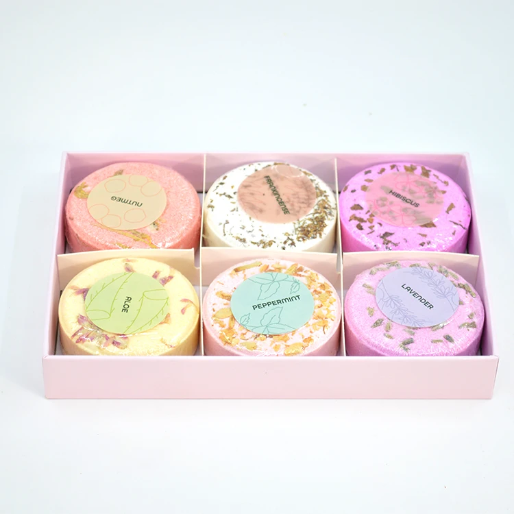 Wholesale Factory bath supplies Msds/100% Natural Ingredients Mineral Herbal Dried Flower Explosion Bath Bomb set