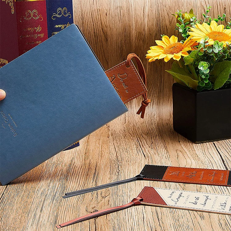 Уникальные длинные закладки для книг из искусственной кожи