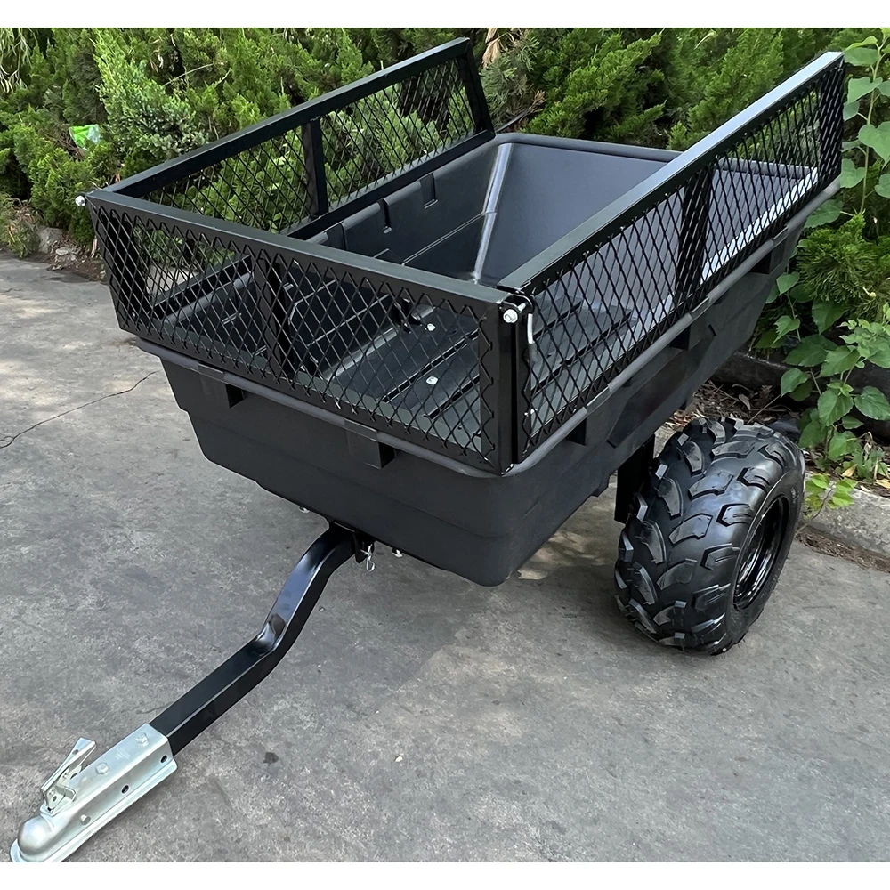 Multifunctional Durable Outdoor Truck Car Tow-Behind Transport Atv Wagon Garden Push Tractor Farm Trailer