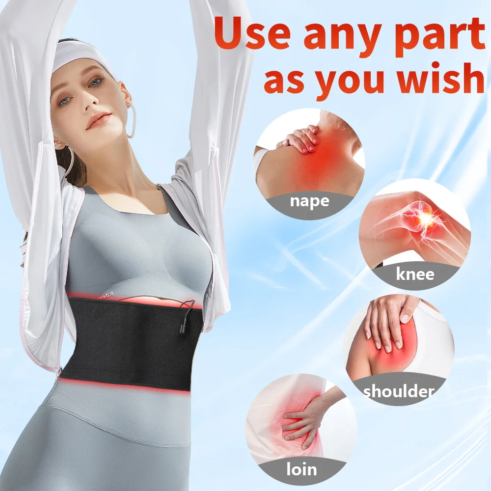 Spot wholesale factory price pain relief light strip infrared 660nm 850nm LED red light treatment health belt