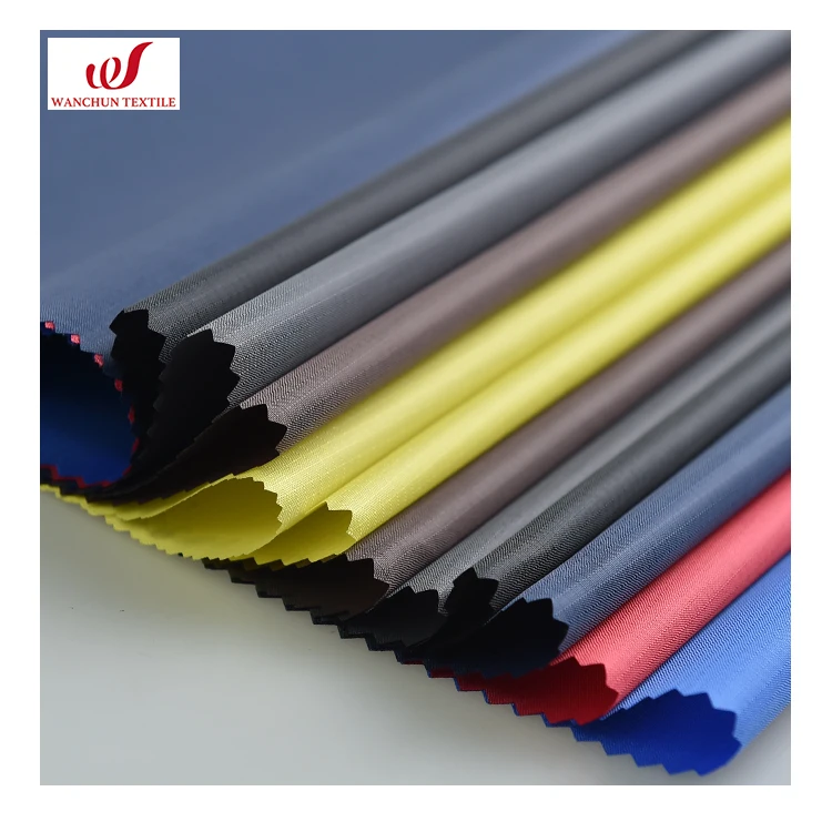 210T Water-repellent PA Coated 0.2 Grid Ripstop 100% Polyester Taffeta Fabric for Garment