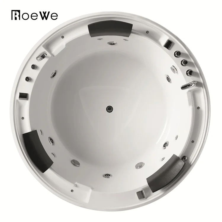 Drop in whirlpool bathtubs, big size build-in bathtub acrylic hydro therapy massage bath tub whirlpools
