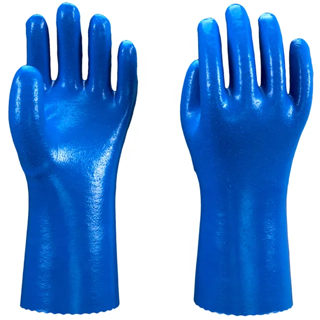 Защитные рабочие нитриловые перчатки, резиновые перчатки с защитой от кислот и щелочей