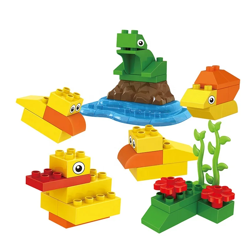 COGO 35PCS Kids Large DIY Building Block Construction Stacking Game 3D Big Build Bricks Toys Set