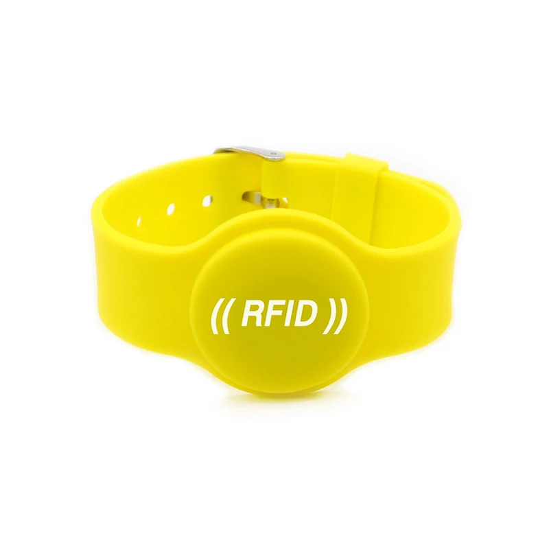 TK4100/T5577/EM4305 Classic 1K 4K NFC id bracelet rfid wristband nfc silicone bracelets