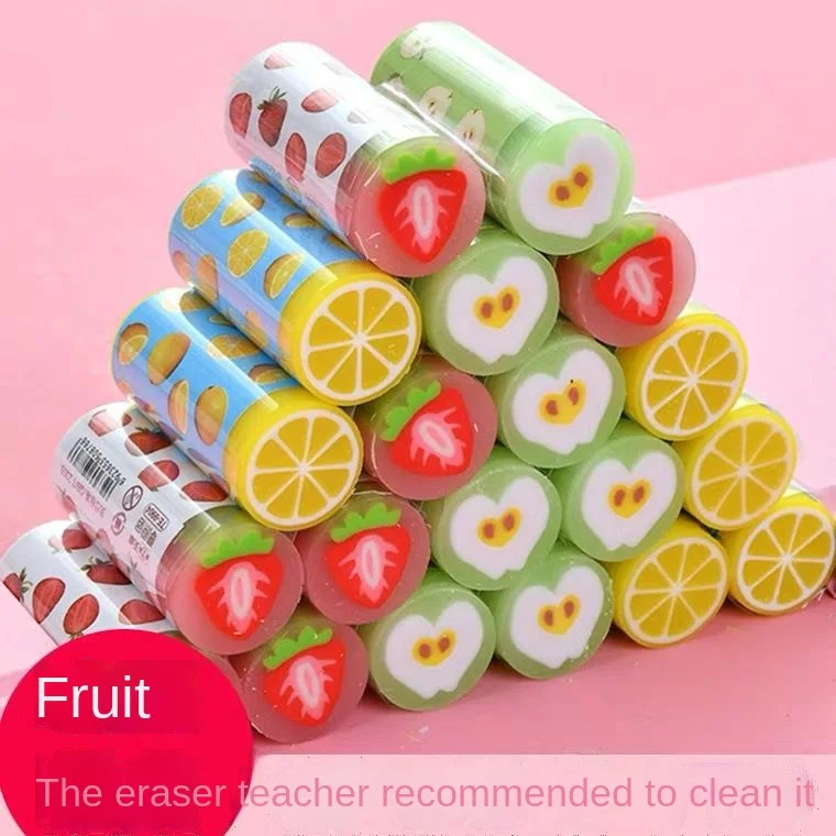 fruit Eraser school student cuttable cartoon sandwich 2B eraser