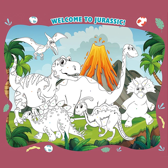 Educational DIY drawing toys chess games coloring drawing sets graffiti painting canvas for kids