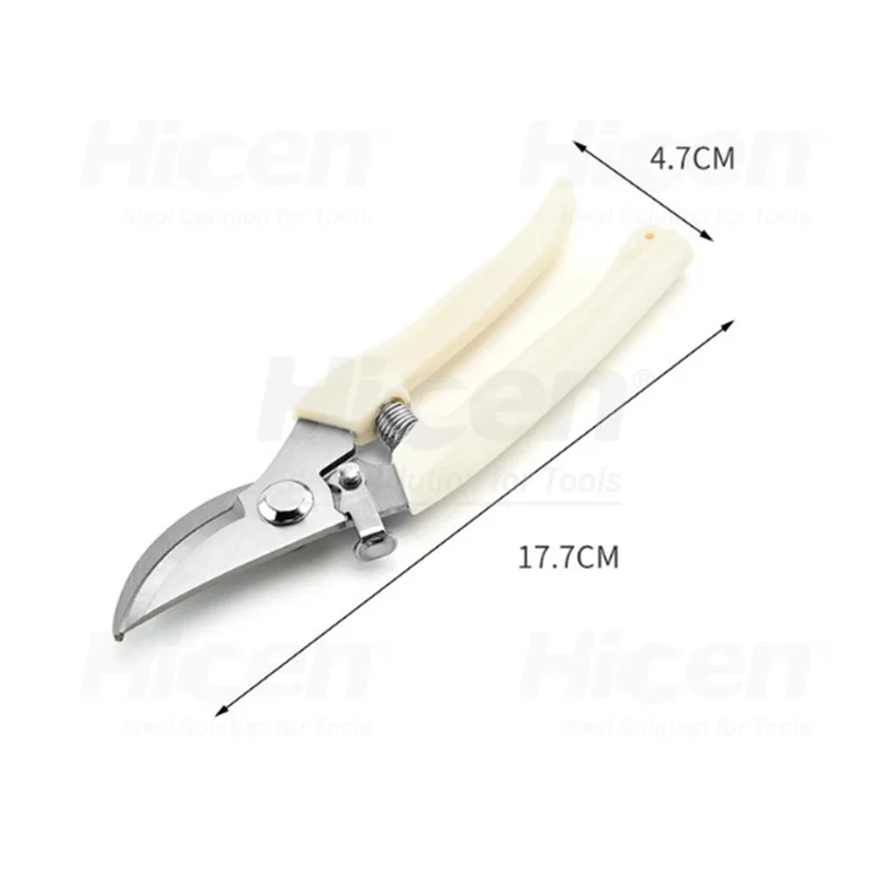 Stainless Steel Elbow Pruning Shears Garden Scissors Orchard Flower Branch Picking Fruit Scissors Garden Branch Tool Shears