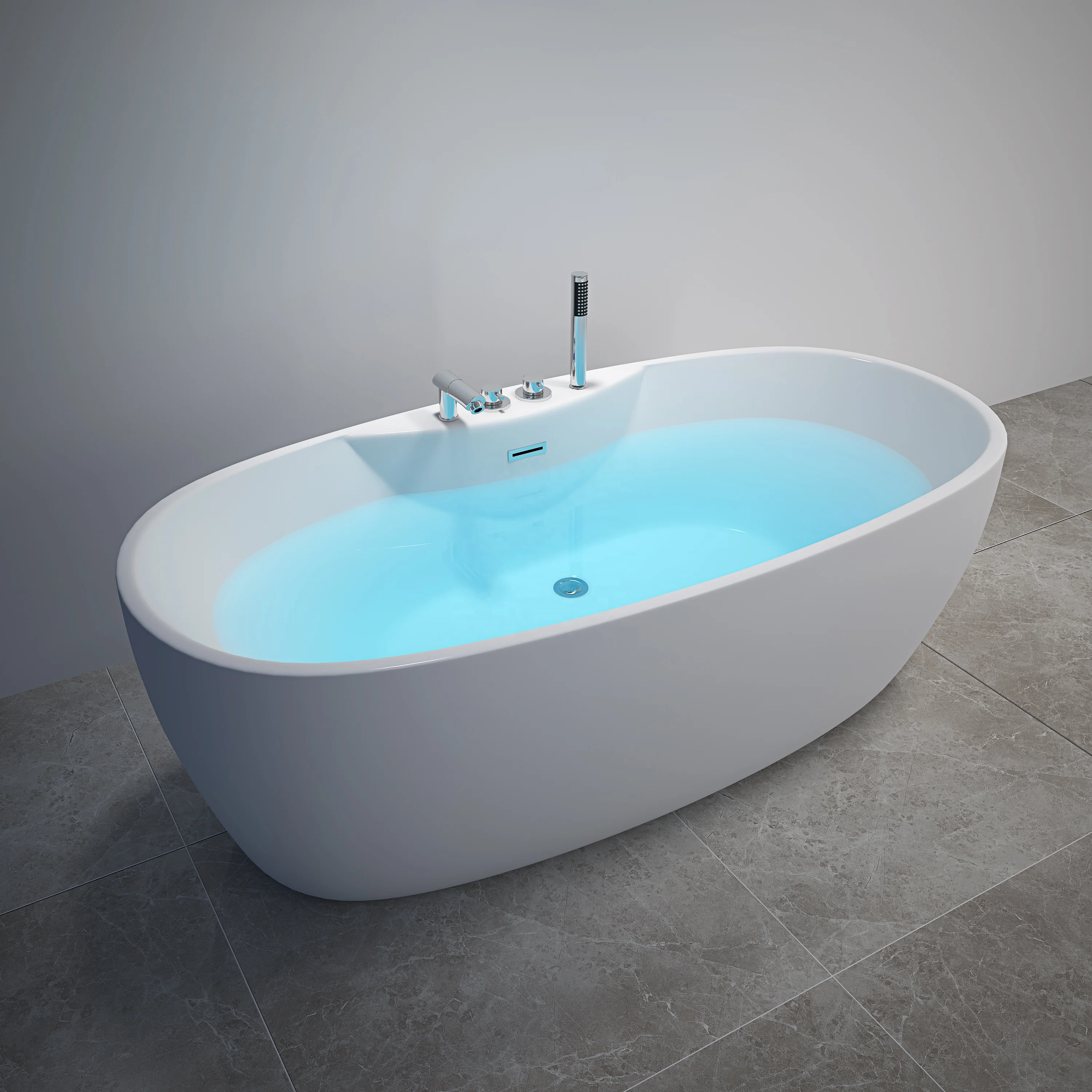 Waterfall bathtub, freestanding italian bathtubs, design freestanding massage big acrylic bathtub