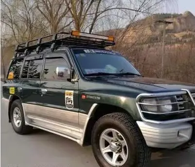 Aluminum Cheaper Roof Rack Carrier Flat Type Gutter Mounts to car roof Carrier for LC80 Y61 Y60