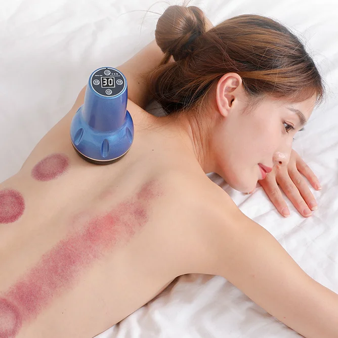 Scraping Apparatus Meridian Fat Burning Body Slimming Negative Pressure Physiotherapy Electric Cupping Gua Sha Suction Massager