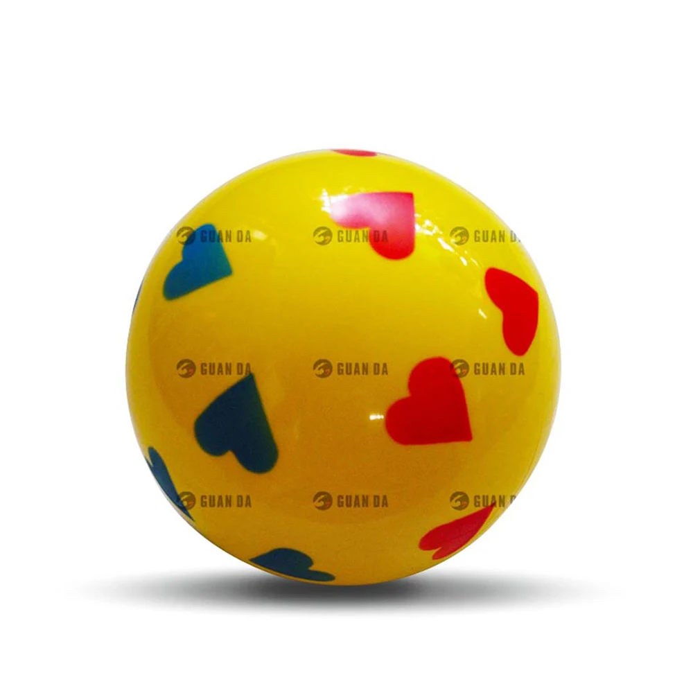 Wholesale 22cm Size Inflatable PVC Bouncing Colorful Toy Ball For Kids
