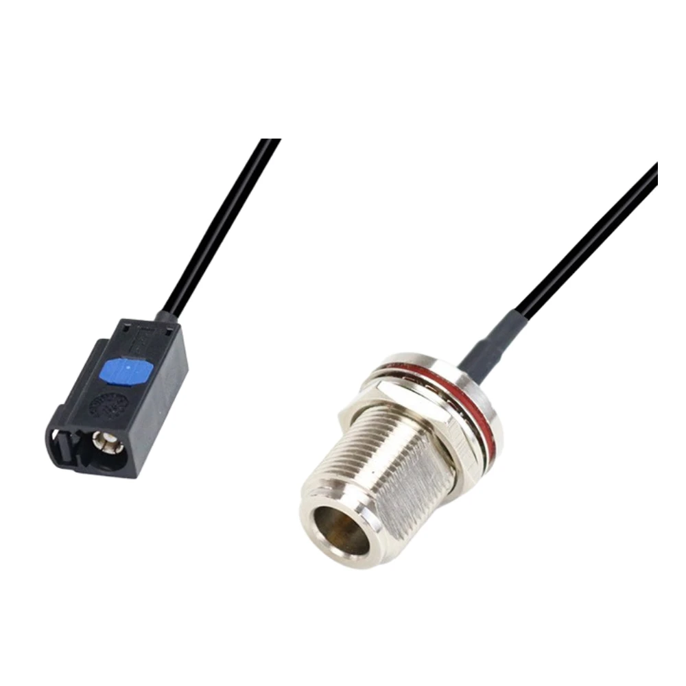 New arrival wifi antenna extension FAKRA male to TNC male cable assembly RG174 RF adapter cable