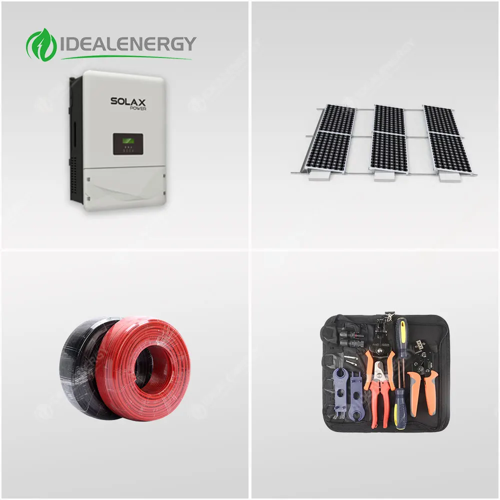 IDEAL roof solar panel full kit photovoltaic system on grid 10kw 15kw 20 kw complete kit for home